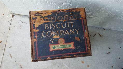 Vintage Biscuit Box 